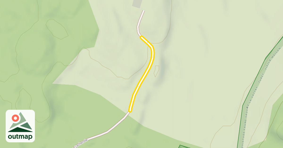 Map of Chemin de la Lecherolle