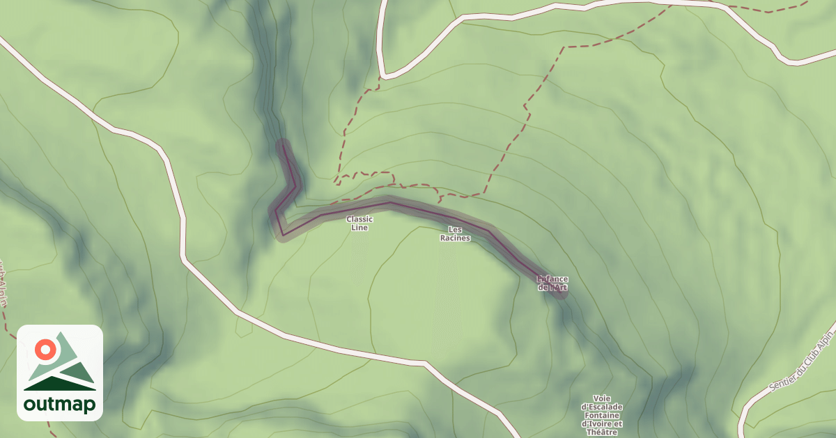 Map of Falaise d'En Jarre