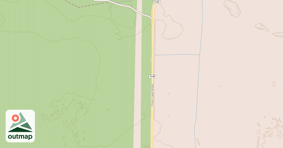 Map of Brevort-trout Lake Motorcycle Trail