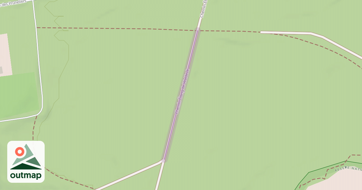Map of Chemin Étang de Waldeck
