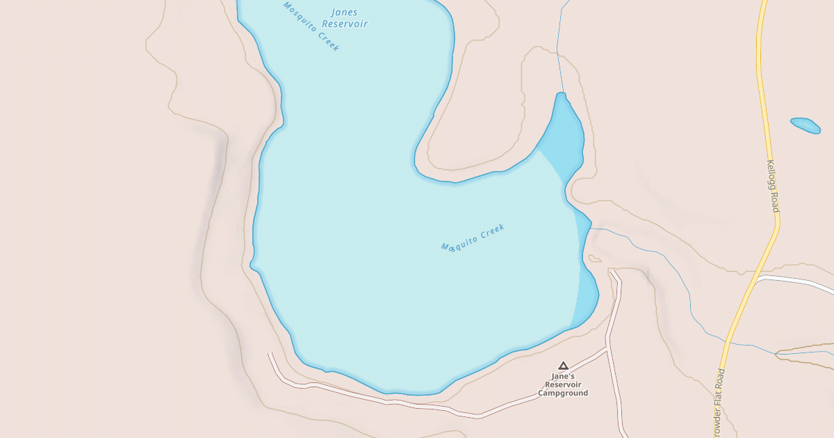 Map preview of JANES RESERVOIR CG
