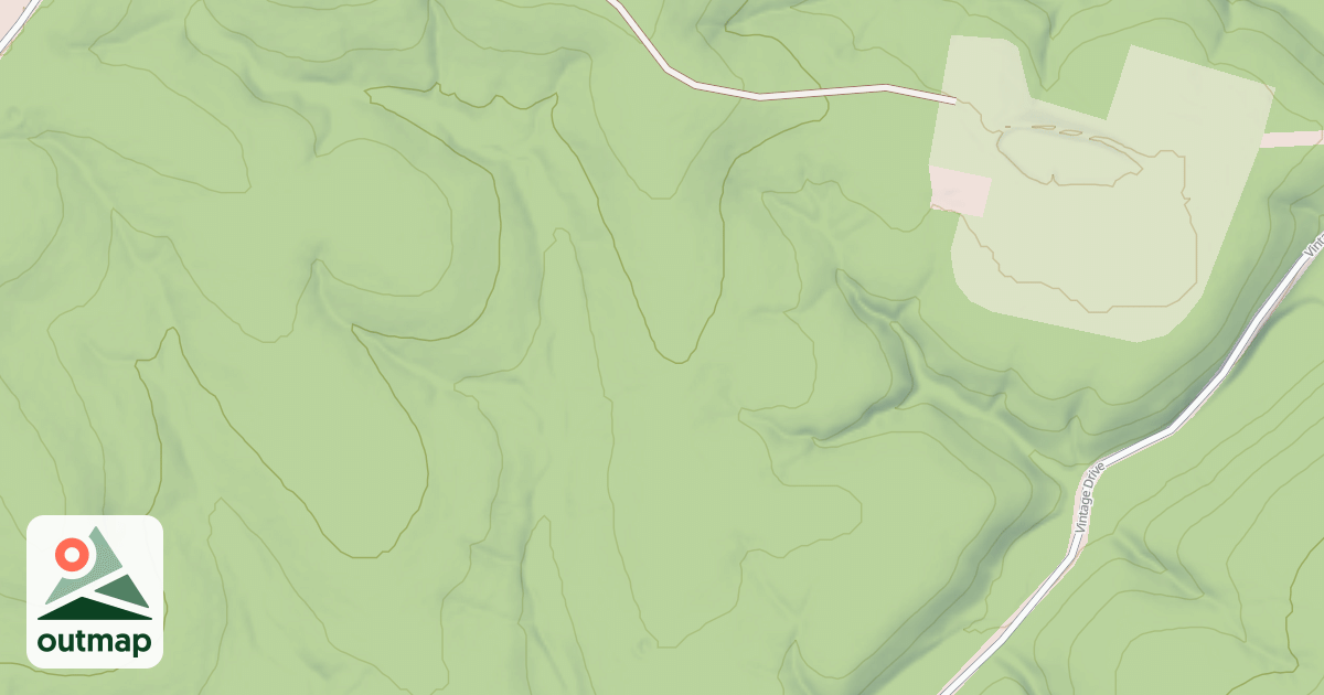 Map of BIG SLEEPY HOLLOW SPUR A