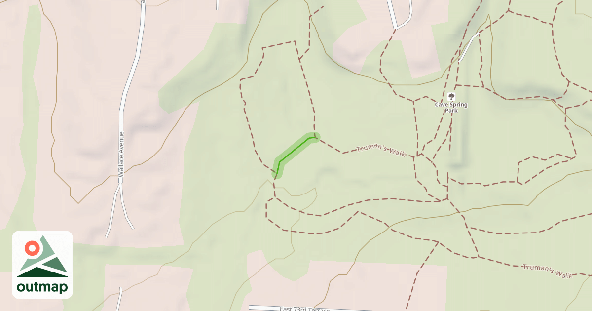 Map of Cave Spring Trails