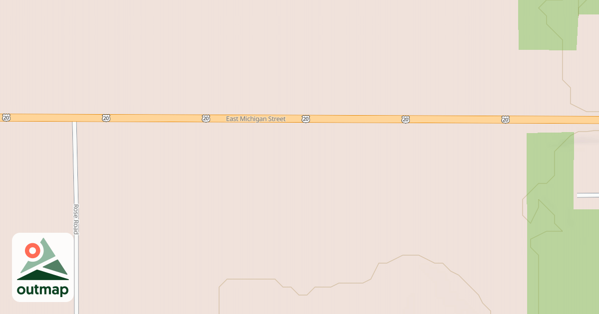 Map of Buffalo Run Snowmobile Trail