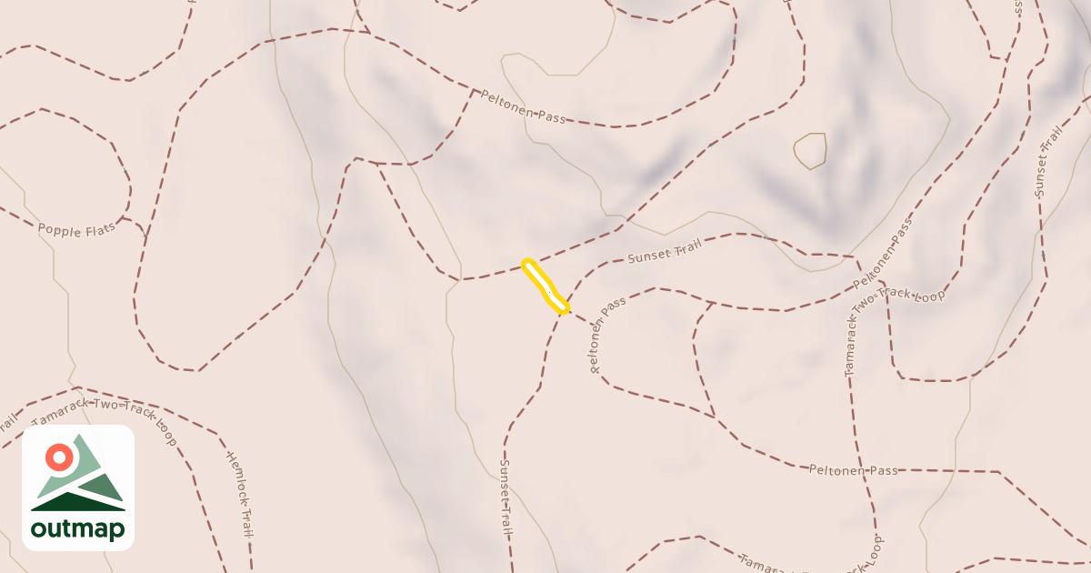 Map of Popple Climb