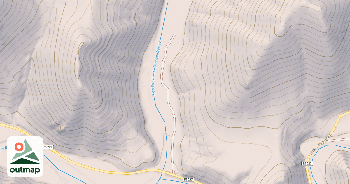 Map of CONFLUENCE ROAD