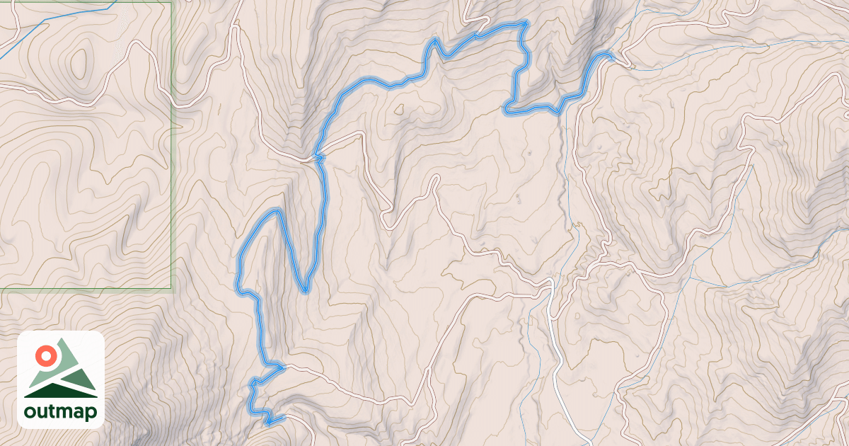 Map of Bitter Honey Trail
