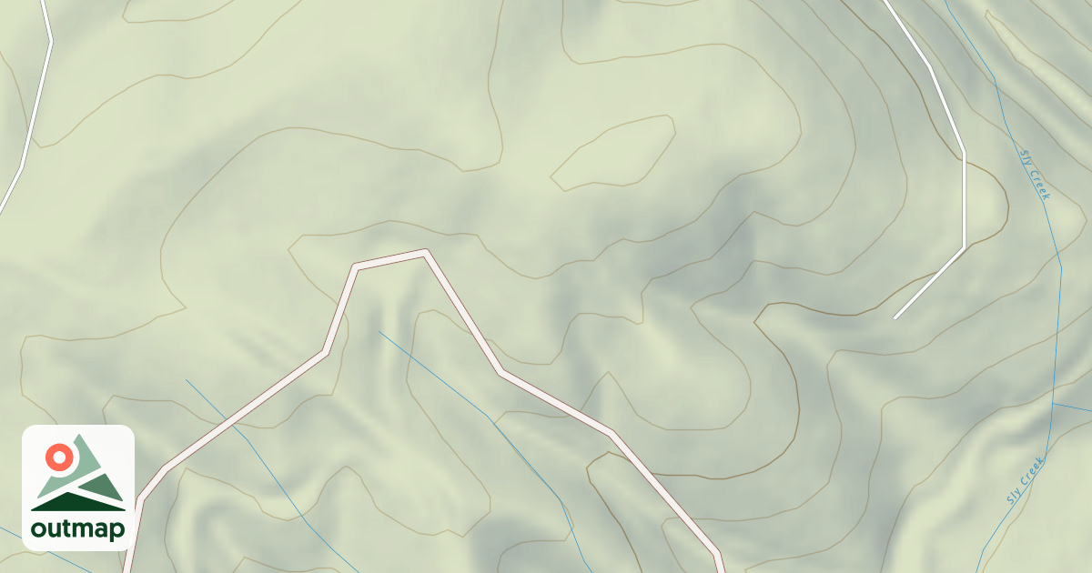 Map of HARRISON RIDGE SPUR L1