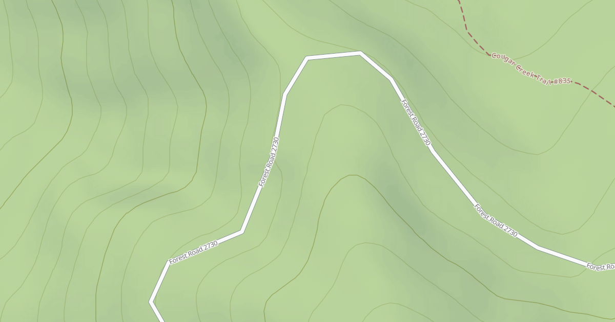 Map preview of USFS Motor Vehicle Use Map Roads {7C96DEB9-33E9-431E-B3AC-8150C629F12D}