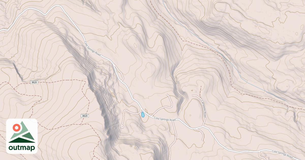 Map of COLD SPRINGS
