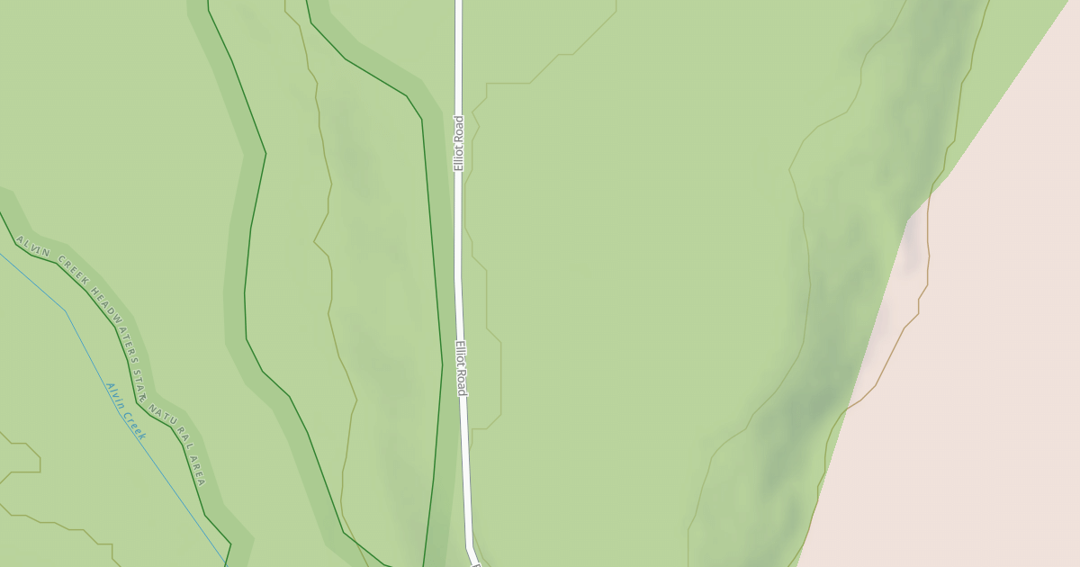 Map preview of FR 2175B - ALVIN CREEK SPUR A