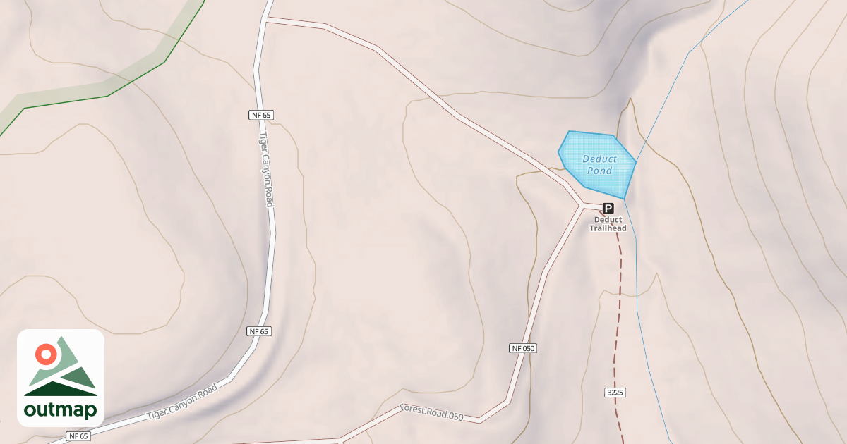 Map of S. FORK TRAIL HEAD