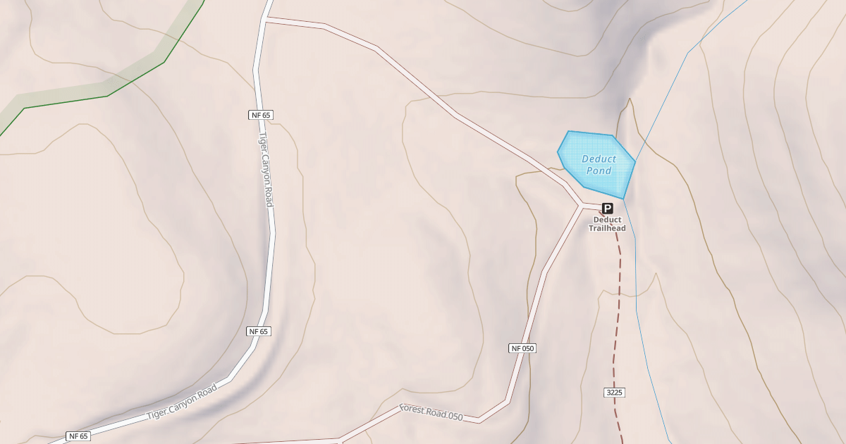 Map preview of S. FORK TRAIL HEAD