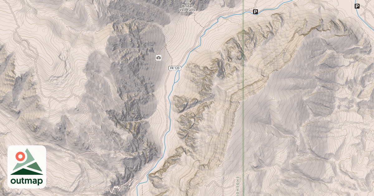 Map of CLARKS FORK CANYON
