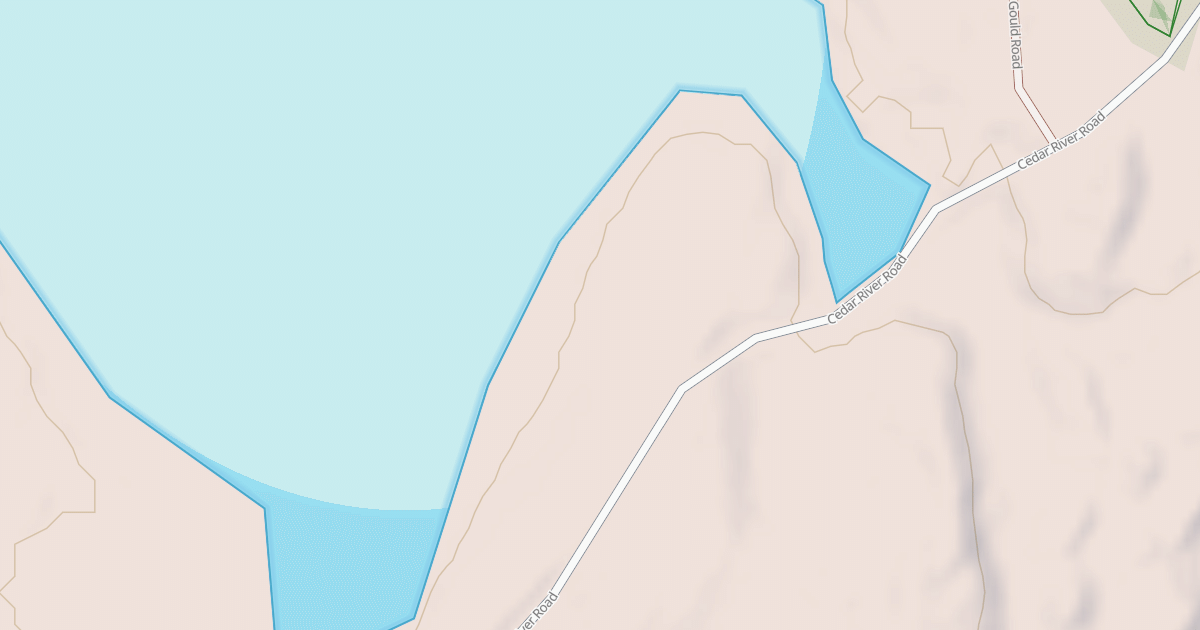 Map preview of Wakely Accessible Fishing Site