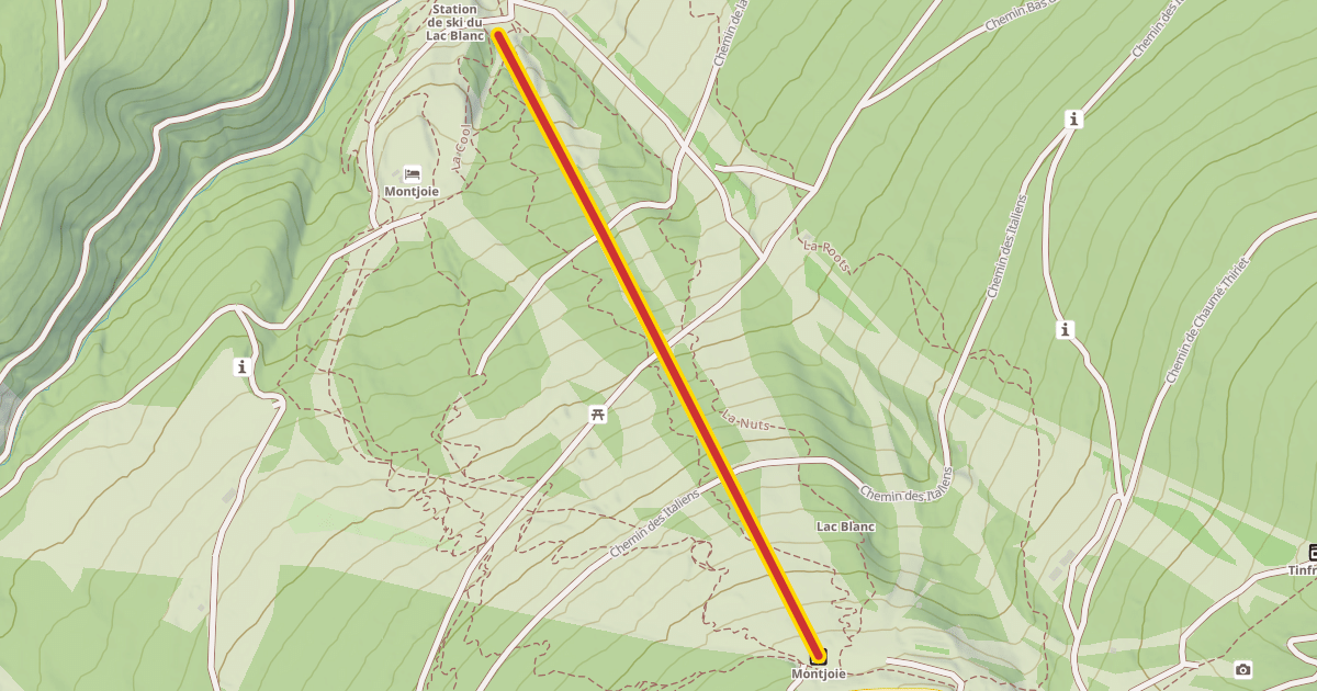 Map preview of Montjoie