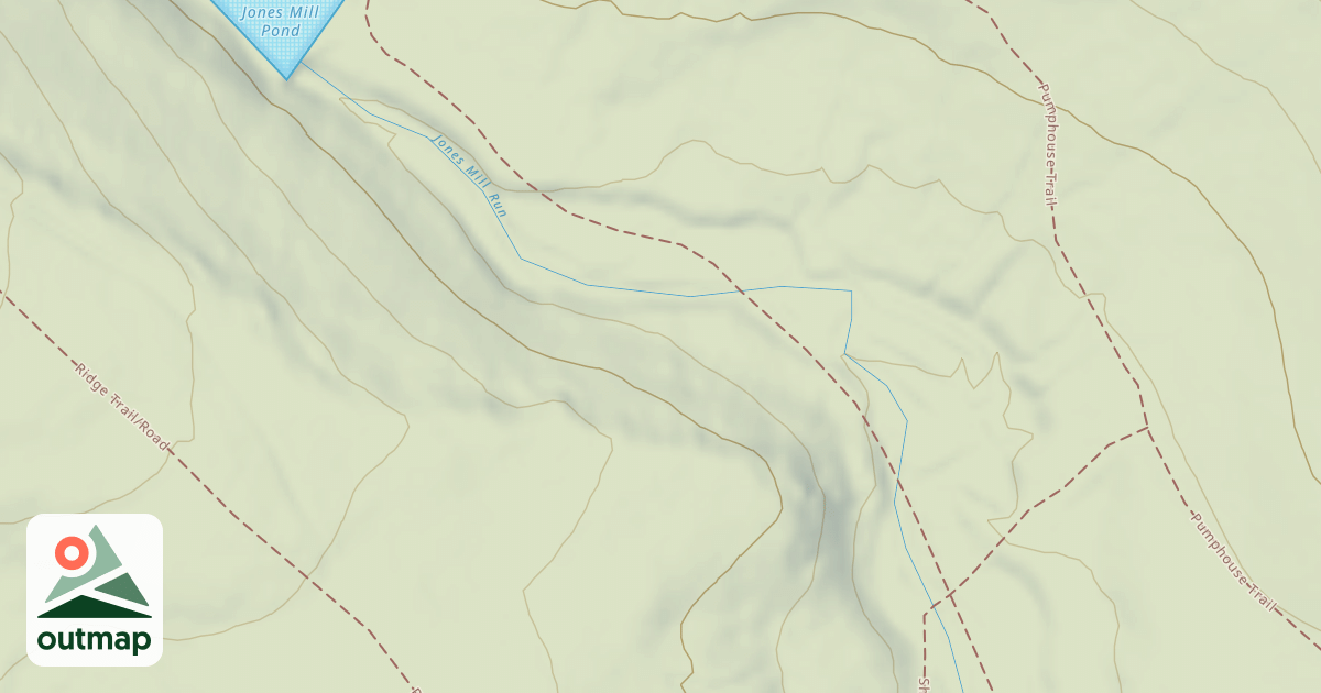 Map of Laurel Hill State Park Trails
