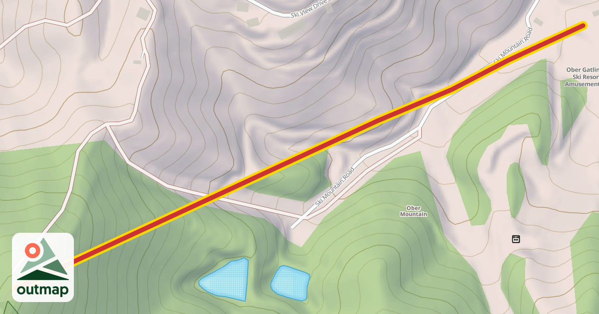 Map of Sky Village Lift