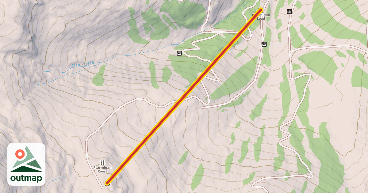 Map of Ptarmigan Lift