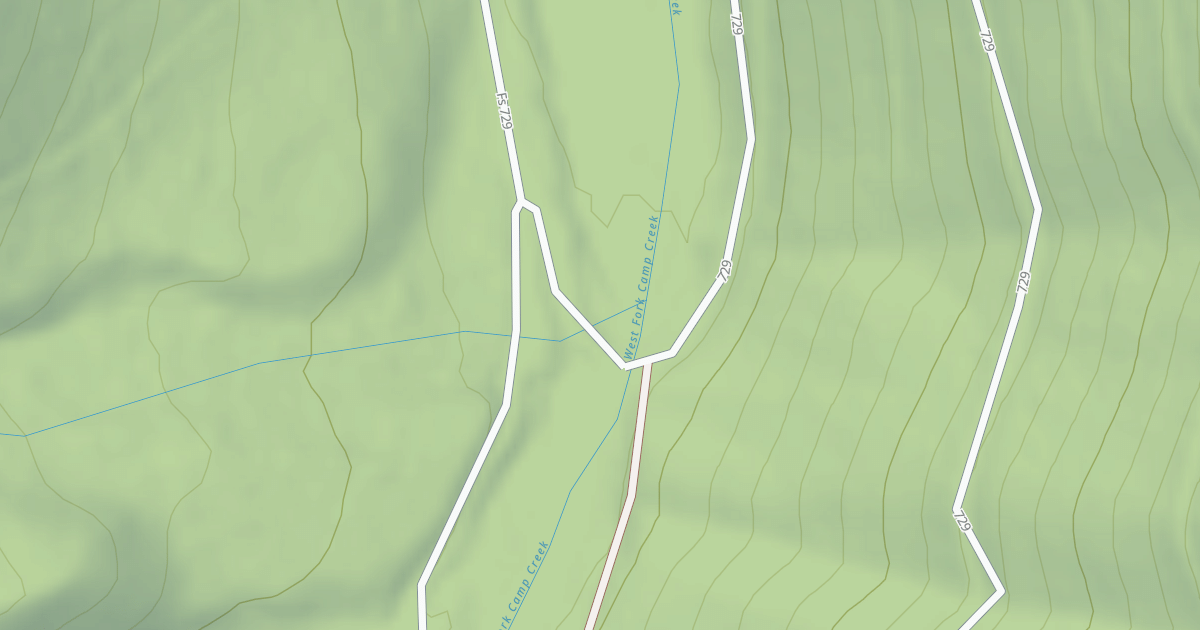 Map preview of (FDR) WEST FORK CAMP CREEK