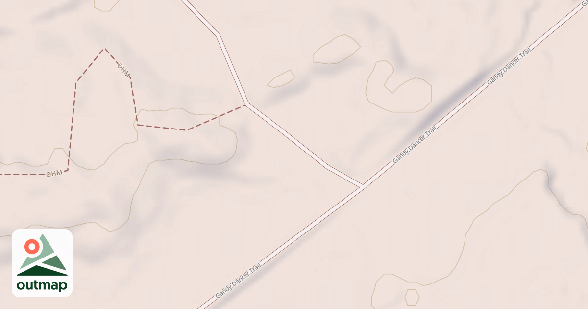 Map of Straight Arrows Trail