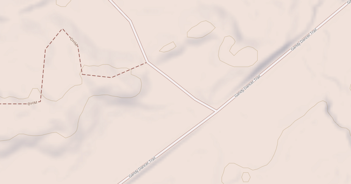 Map preview of Straight Arrows Trail