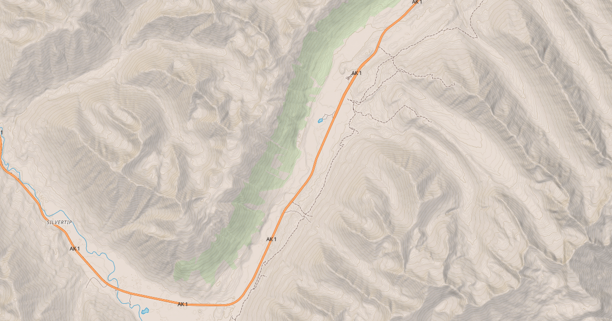 Map preview of Iditarod National Historic Trail