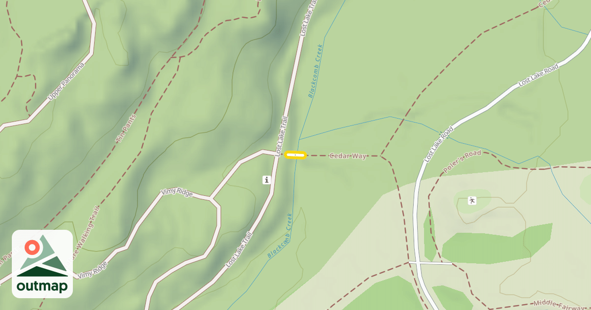Map of Cedar Way