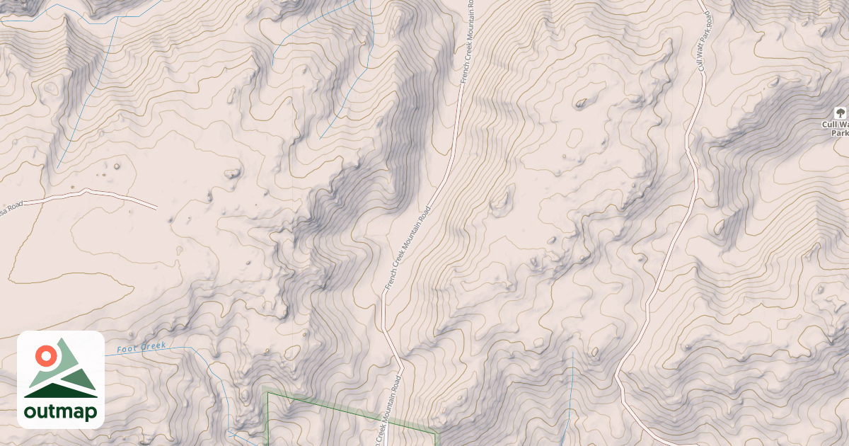 Map of FRENCH CREEK