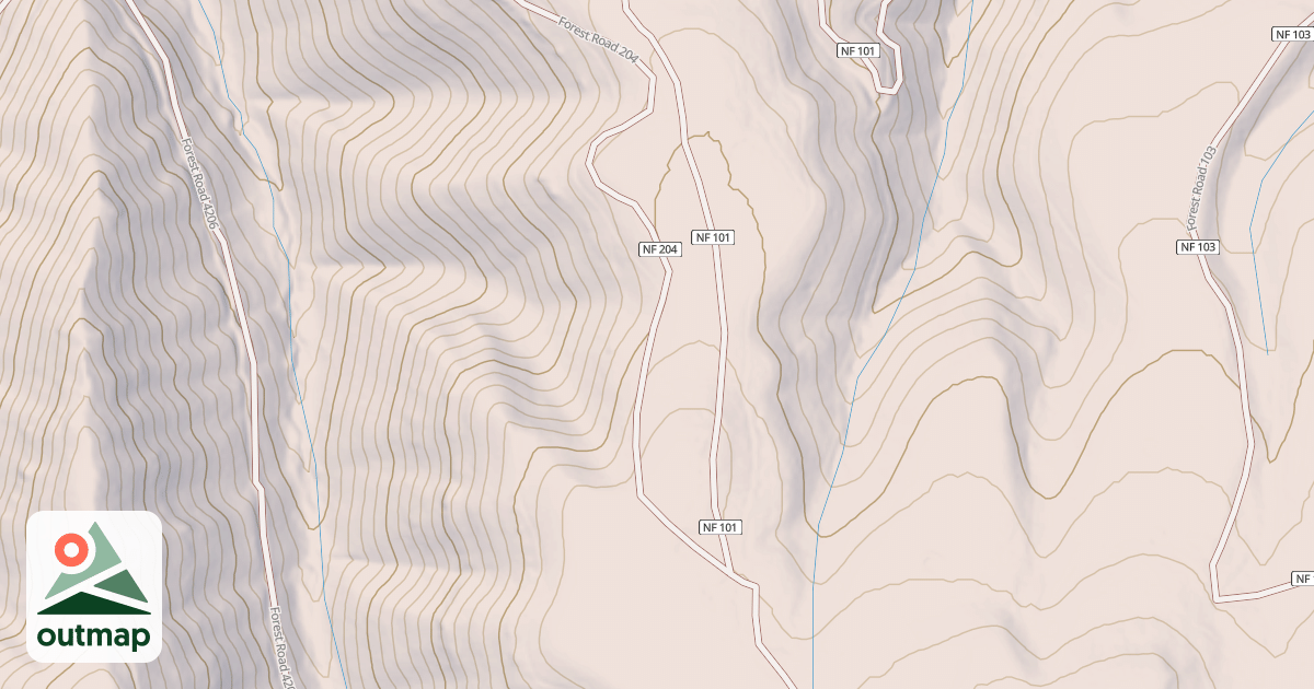 Map of USFS Motor Vehicle Use Map Roads {E20C08CD-9D7B-491B-873E-FF7BBC5C59D5}
