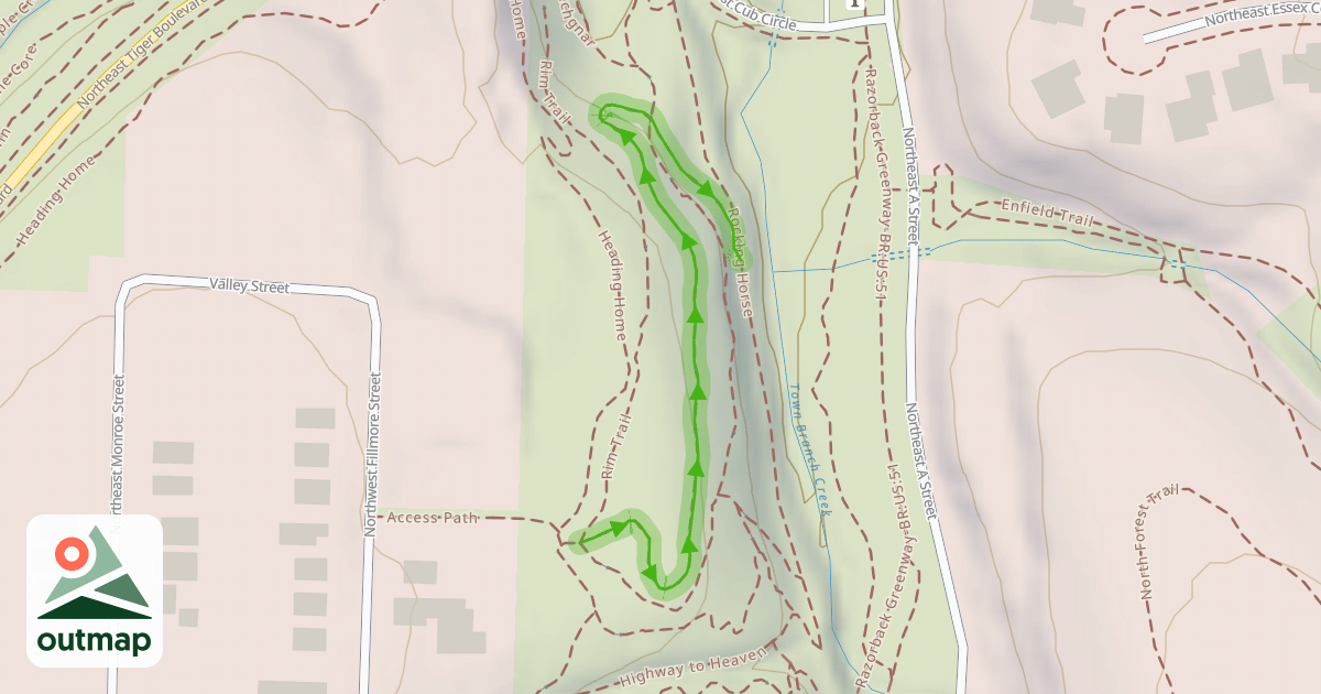 Map of Walter's Whistler