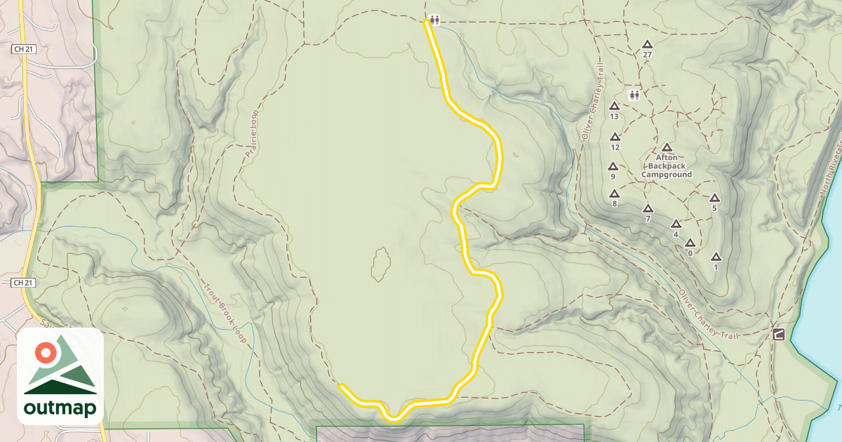 Map of Prairie Loop
