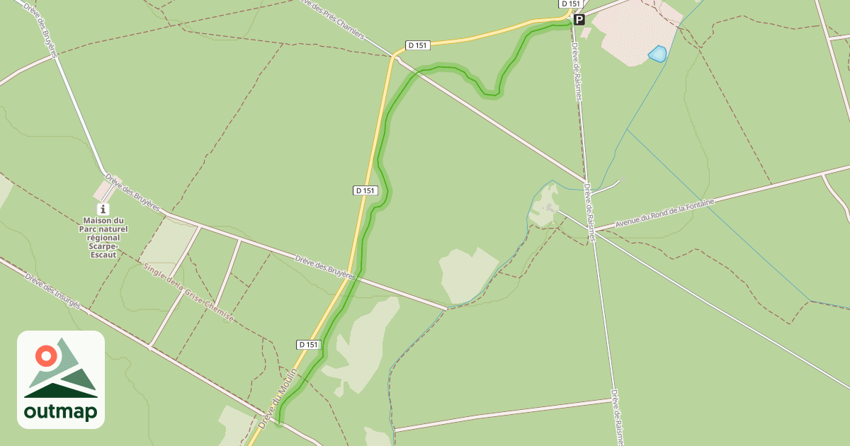 Map of Single des Pres Charnier
