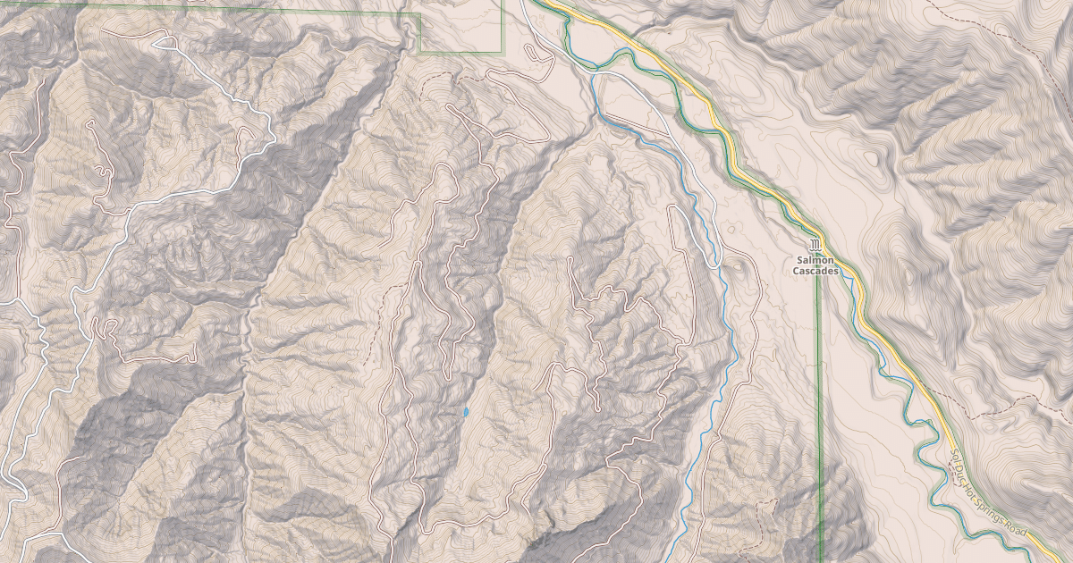 Map preview of USFS Motor Vehicle Use Map Roads {5DE9B6A6-B240-4ED4-A206-4BC94743886F}