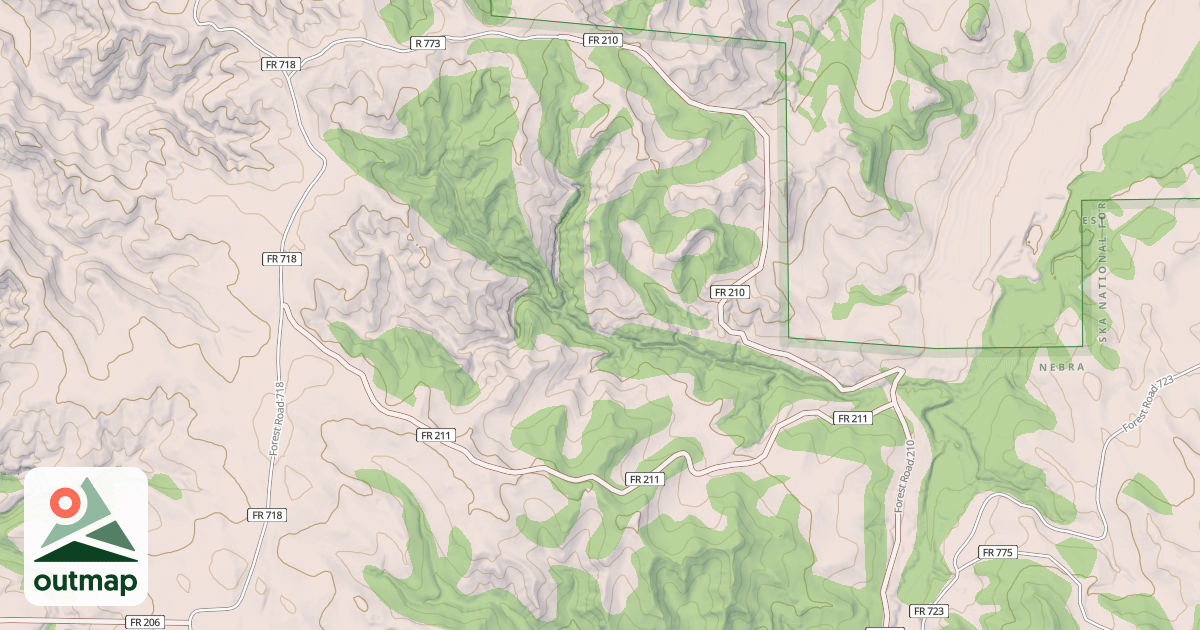 Map of 210