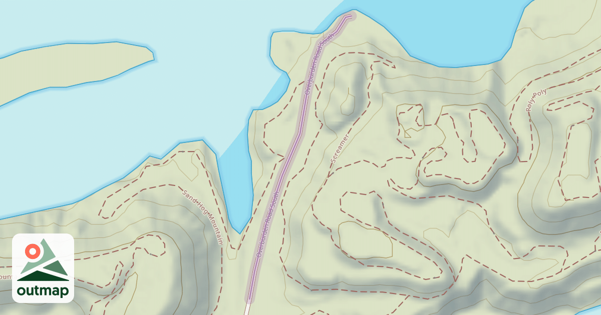 Map of Overburden Road South
