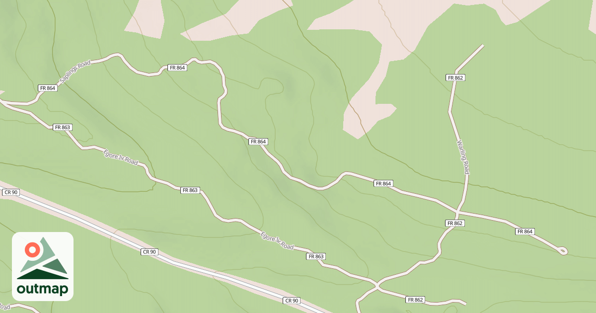 Map of SAPLINGS