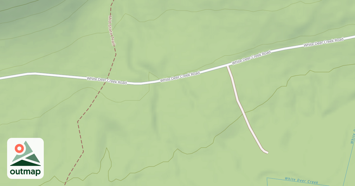 Map of Bald Eagle State Forest Snowmobile Trails