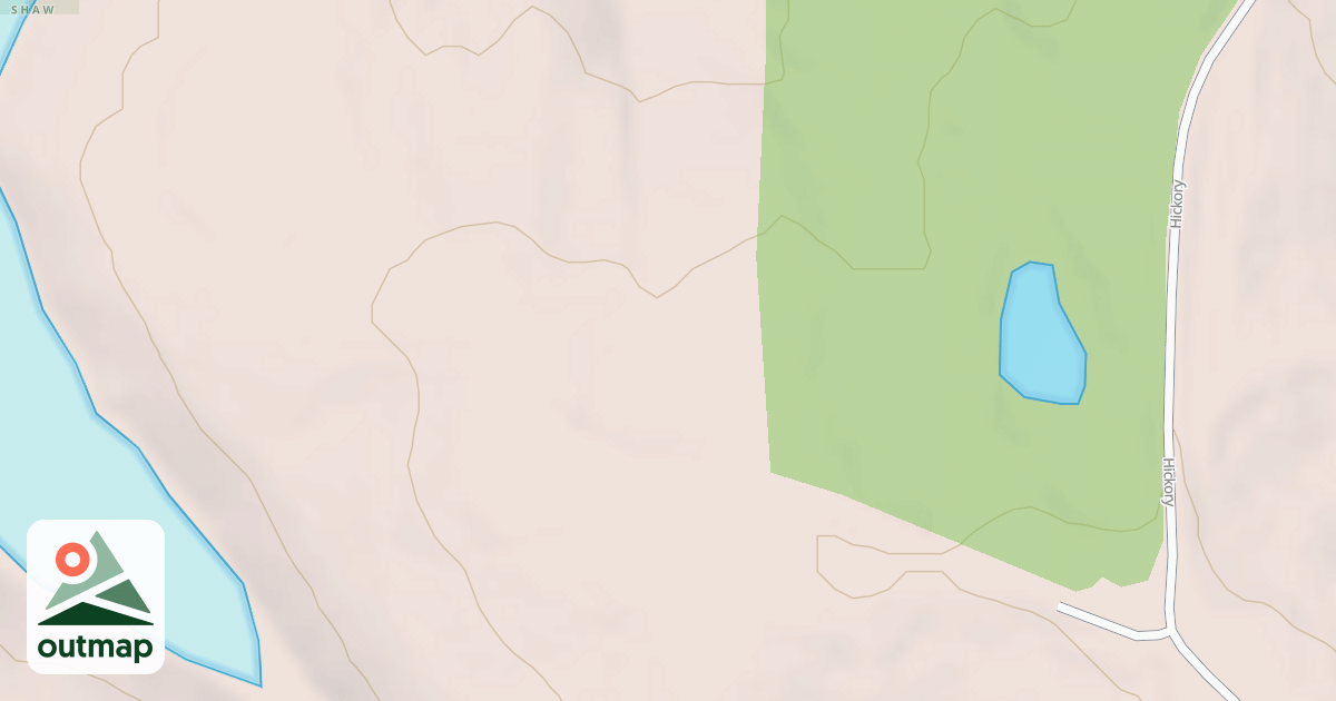 Map of LAKE OF EGYPT B in Johnson