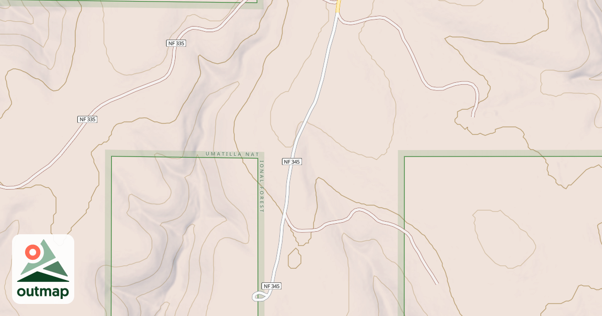 Map of USFS Motor Vehicle Use Map Roads {B35CE338-7FE8-473D-87C8-CA6EF92B3C70}