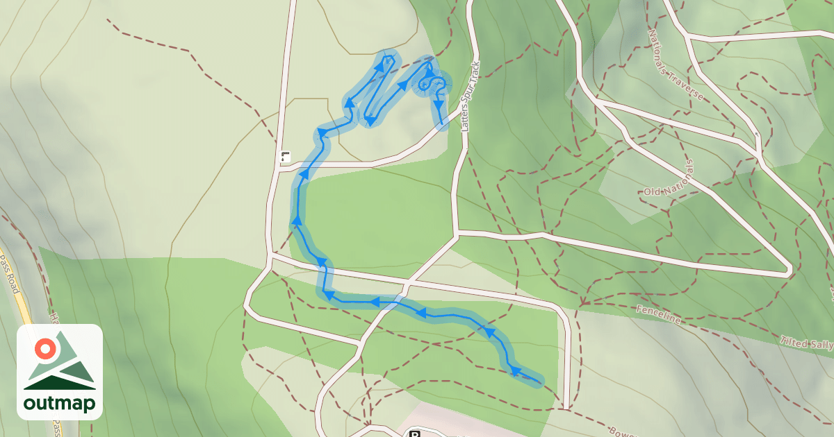 Map of Brake Free MTB Track