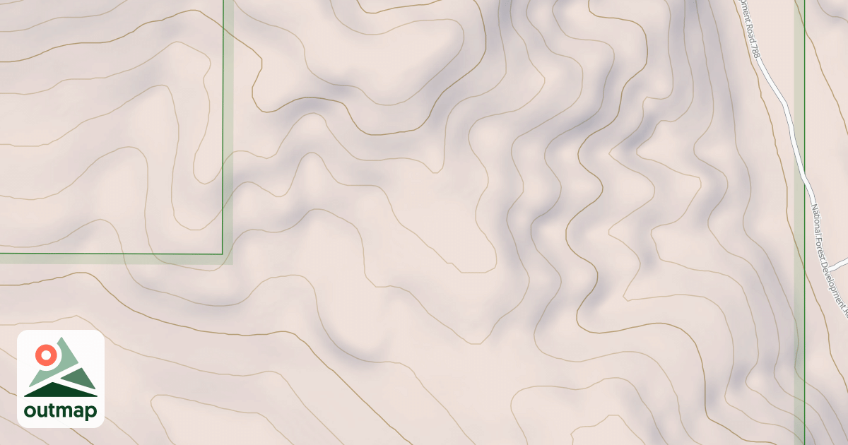 Map of EAST SIDE MAPLE CREEK B