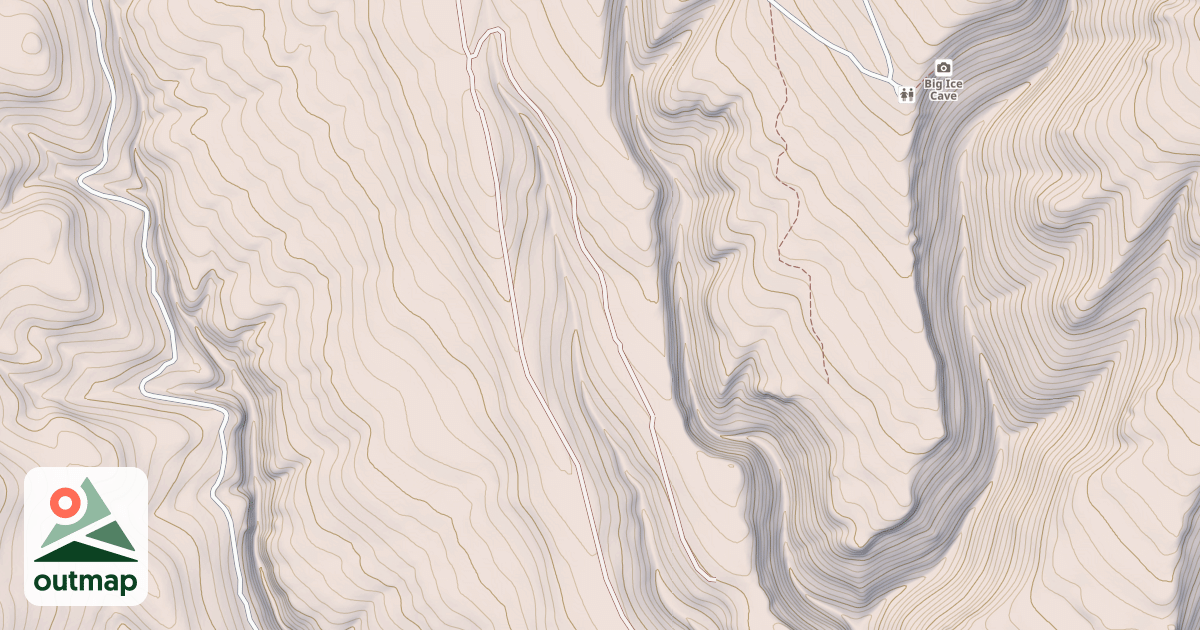 Map of ISLAND RIDGE