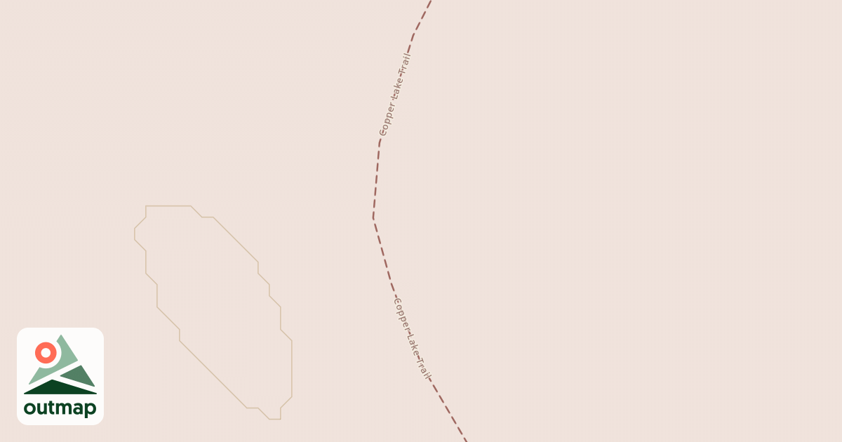 Map of Copper Lake Trail
