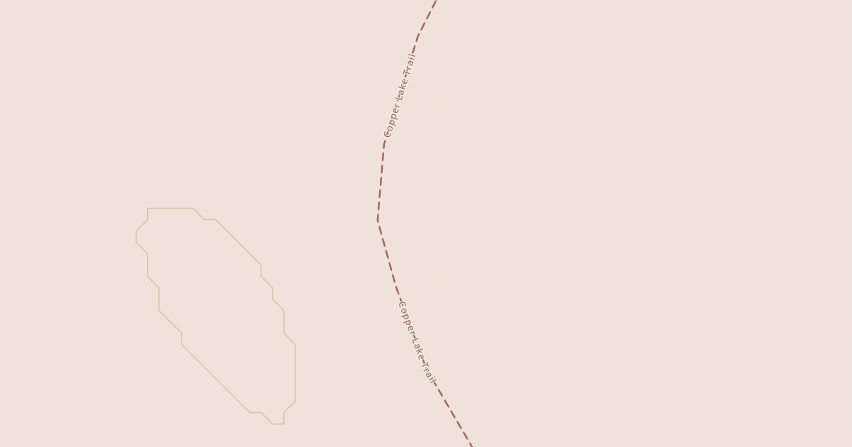 Map preview of Copper Lake Trail