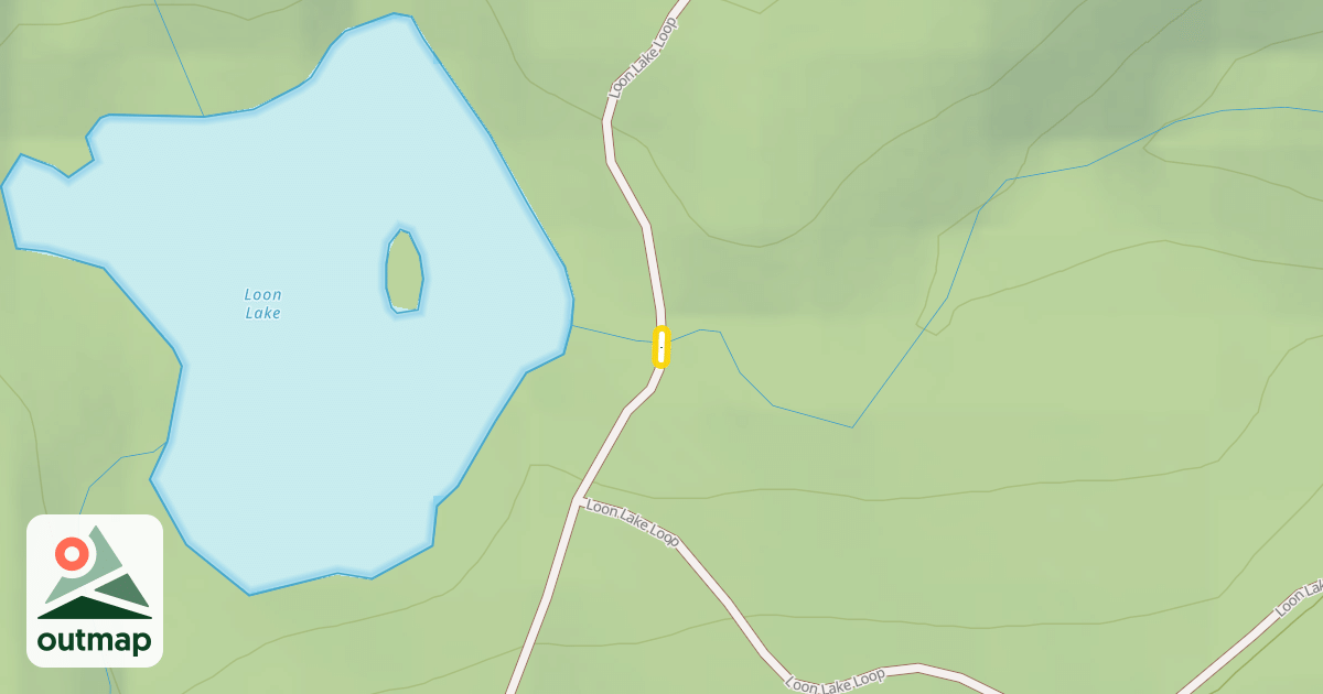 Map of Loon Lake Loop