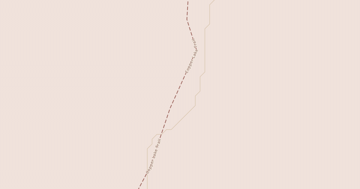 Map preview of Copper Lake Trail