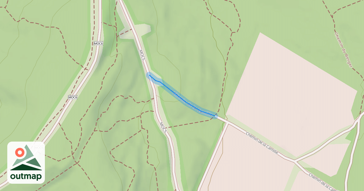 Map of Chemin de la Camille
