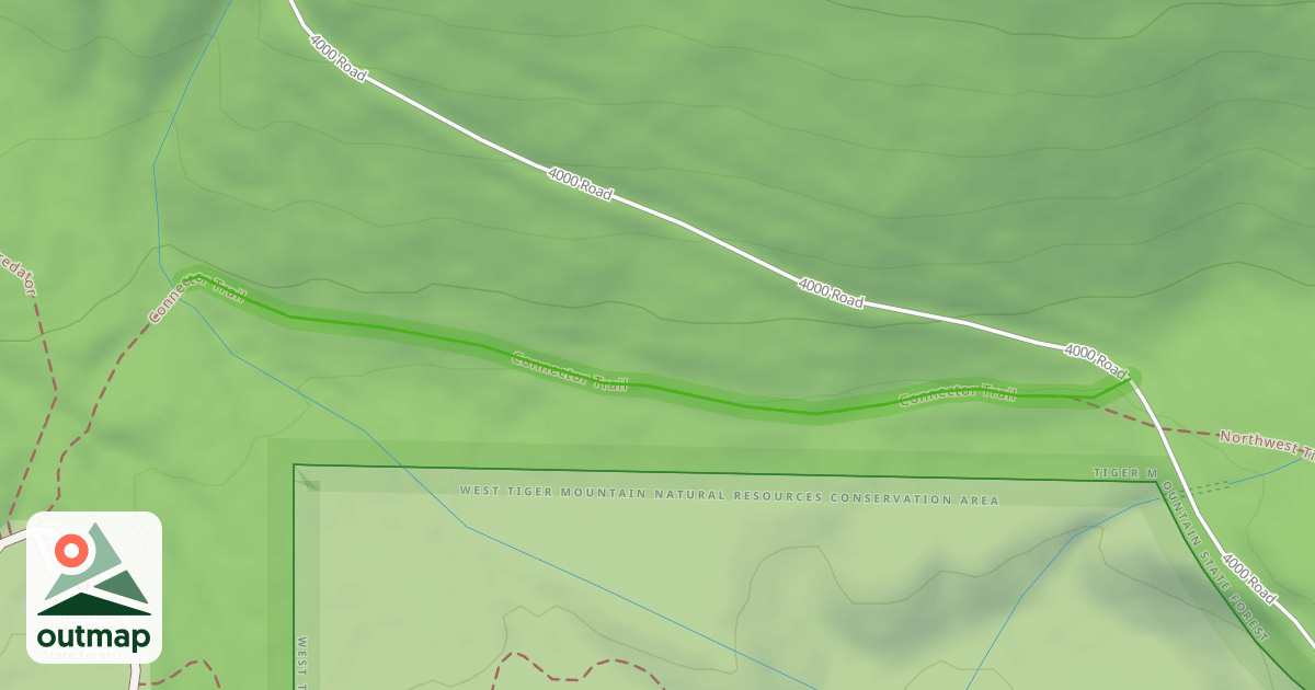 Map of Connector Trail