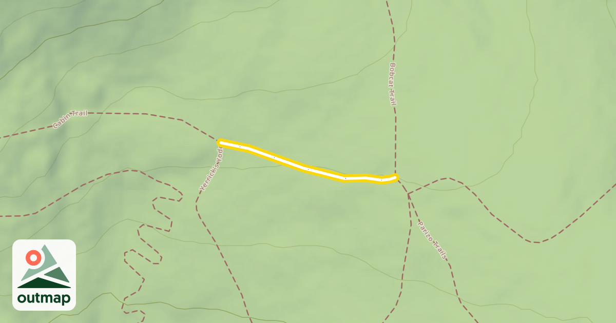Map of Cabin Trail